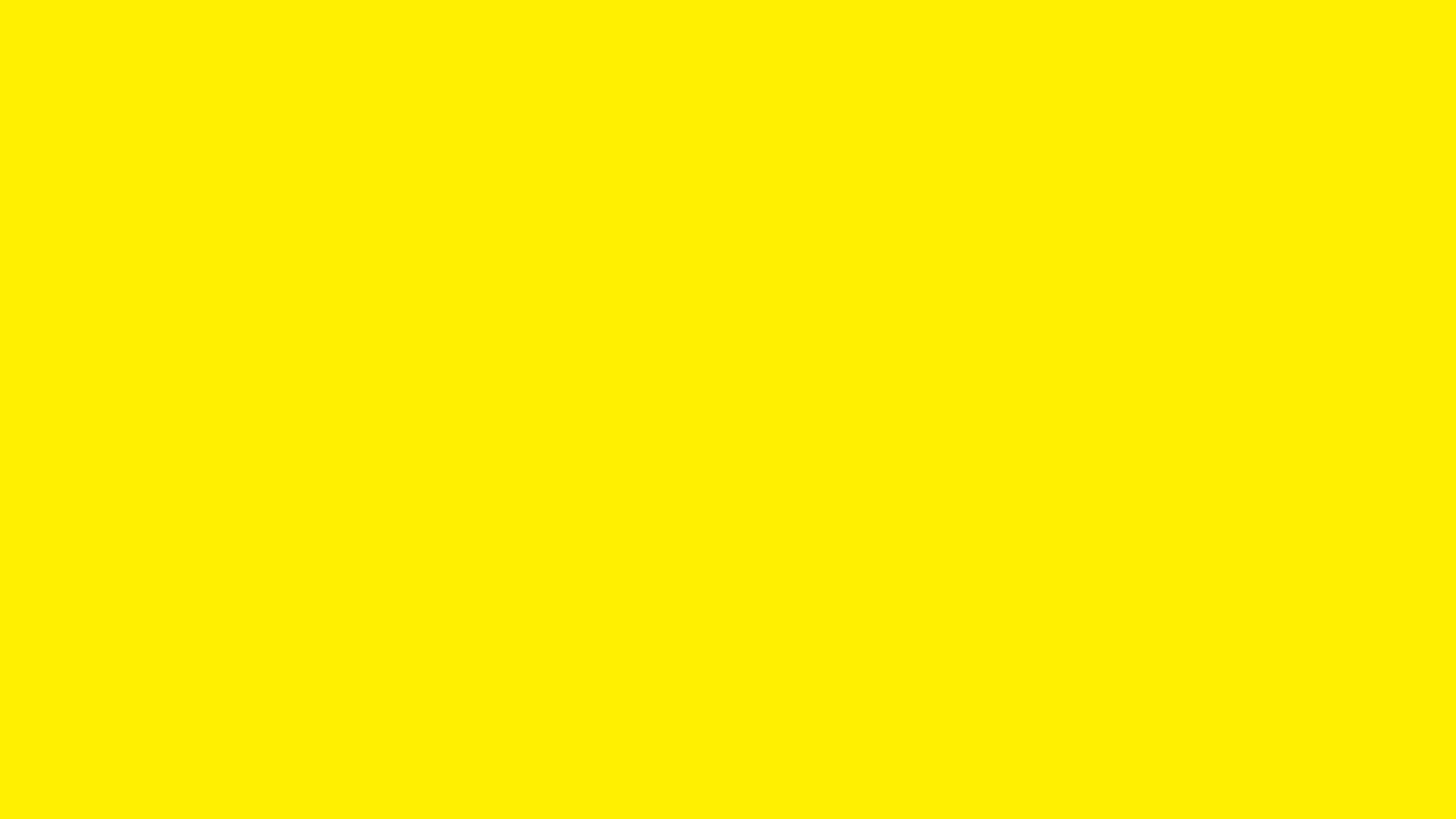 aesthetic tumblr Solid Canary Yellow 2560x1440 Background Color