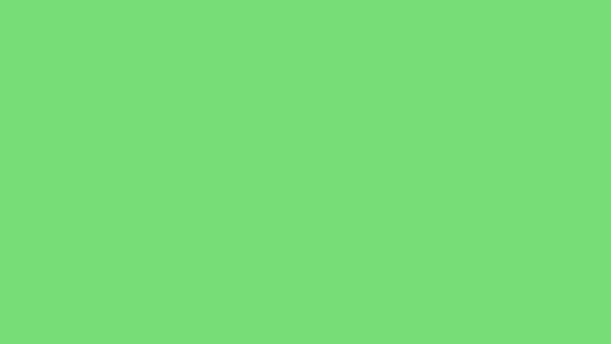 2560x1440 Pastel Green Solid Color Background