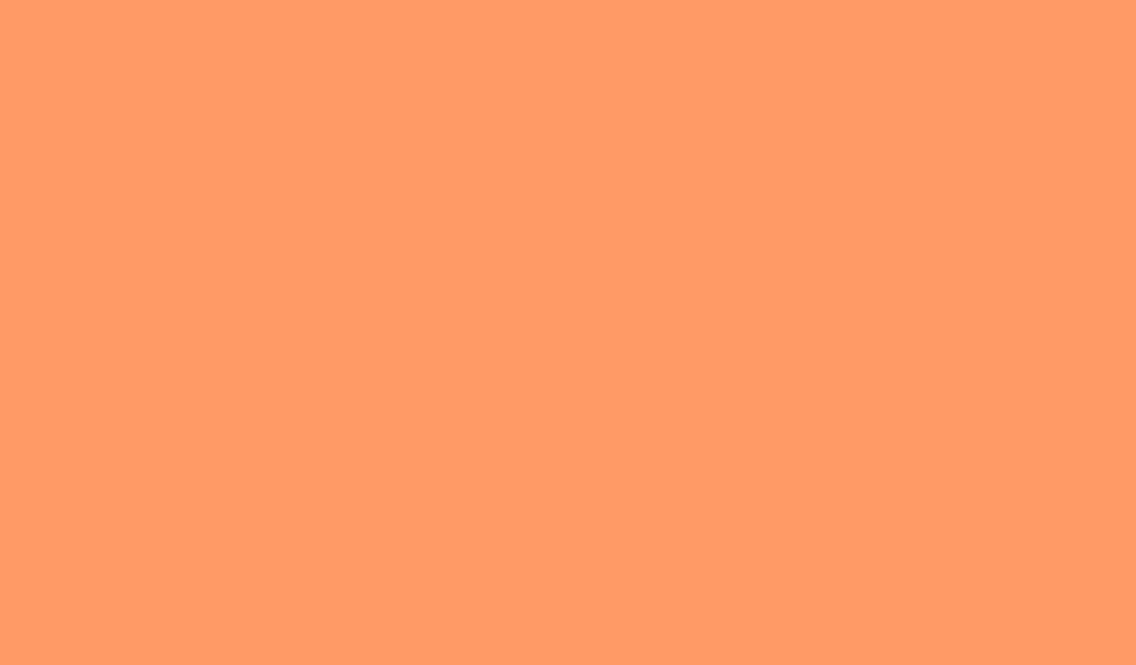 1024x600 Atomic Tangerine Solid Color Background