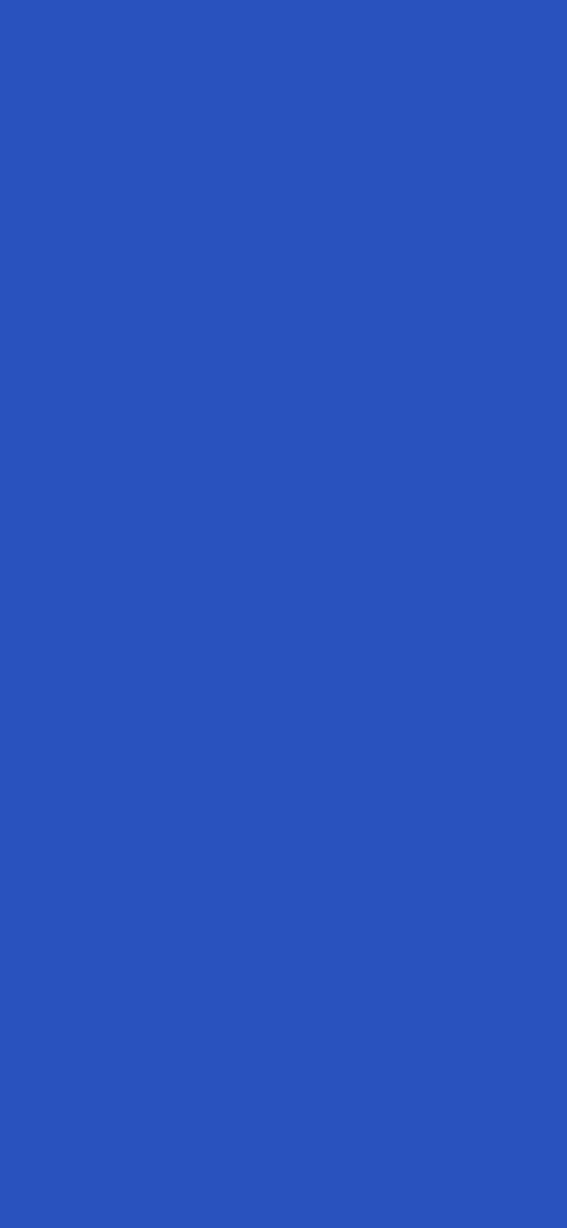 1125x2436 Cerulean Blue Solid Color Background