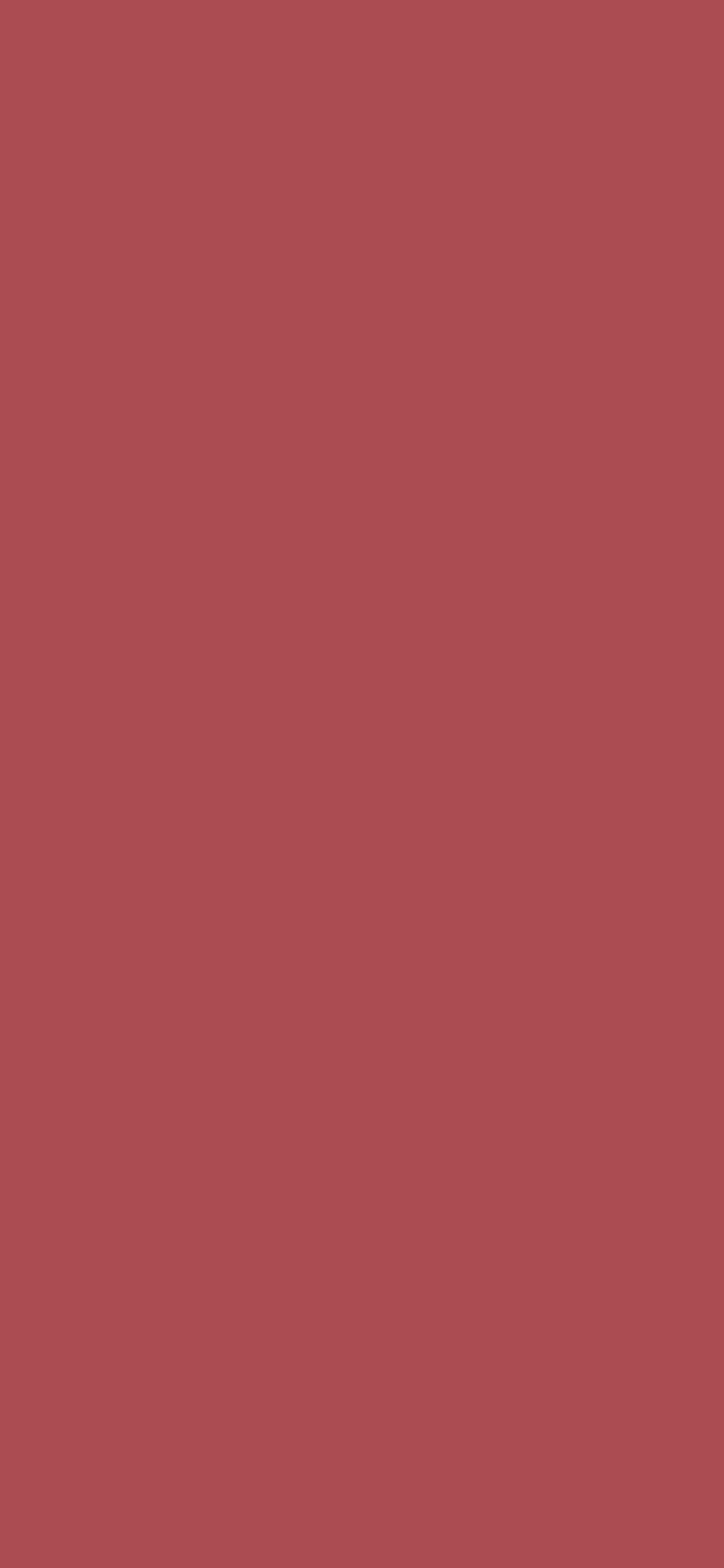 1125x2436 English Red Solid Color Background