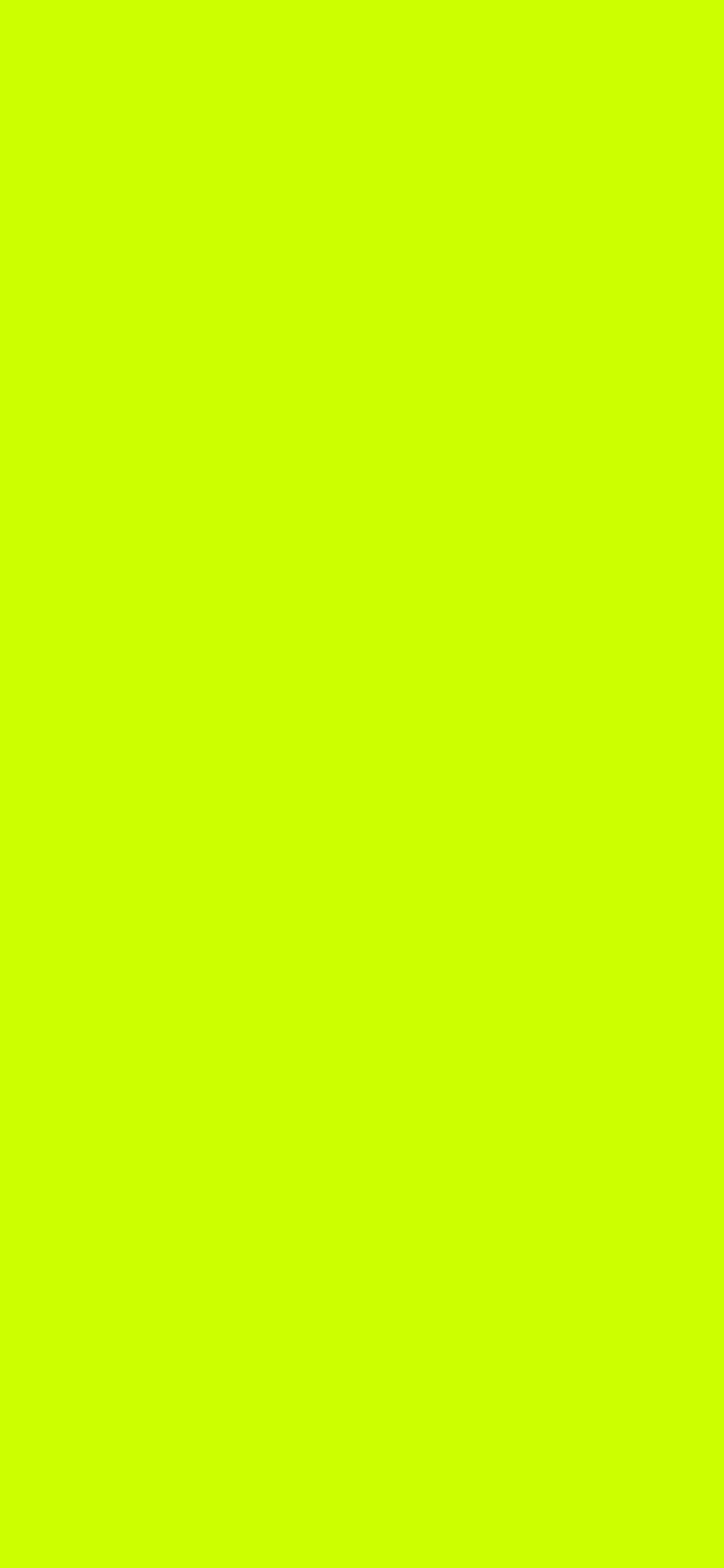 1125x2436 Fluorescent Yellow Solid Color Background