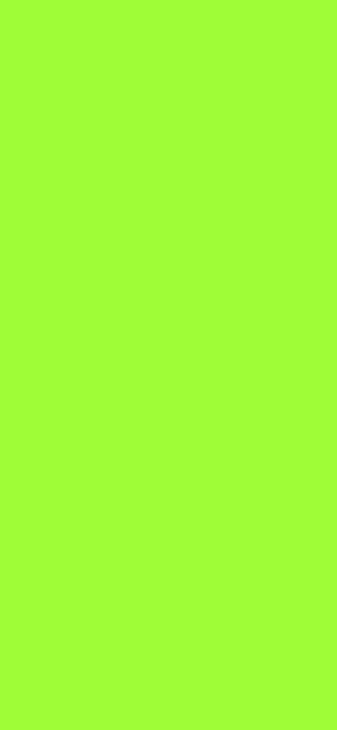 1125x2436 French Lime Solid Color Background