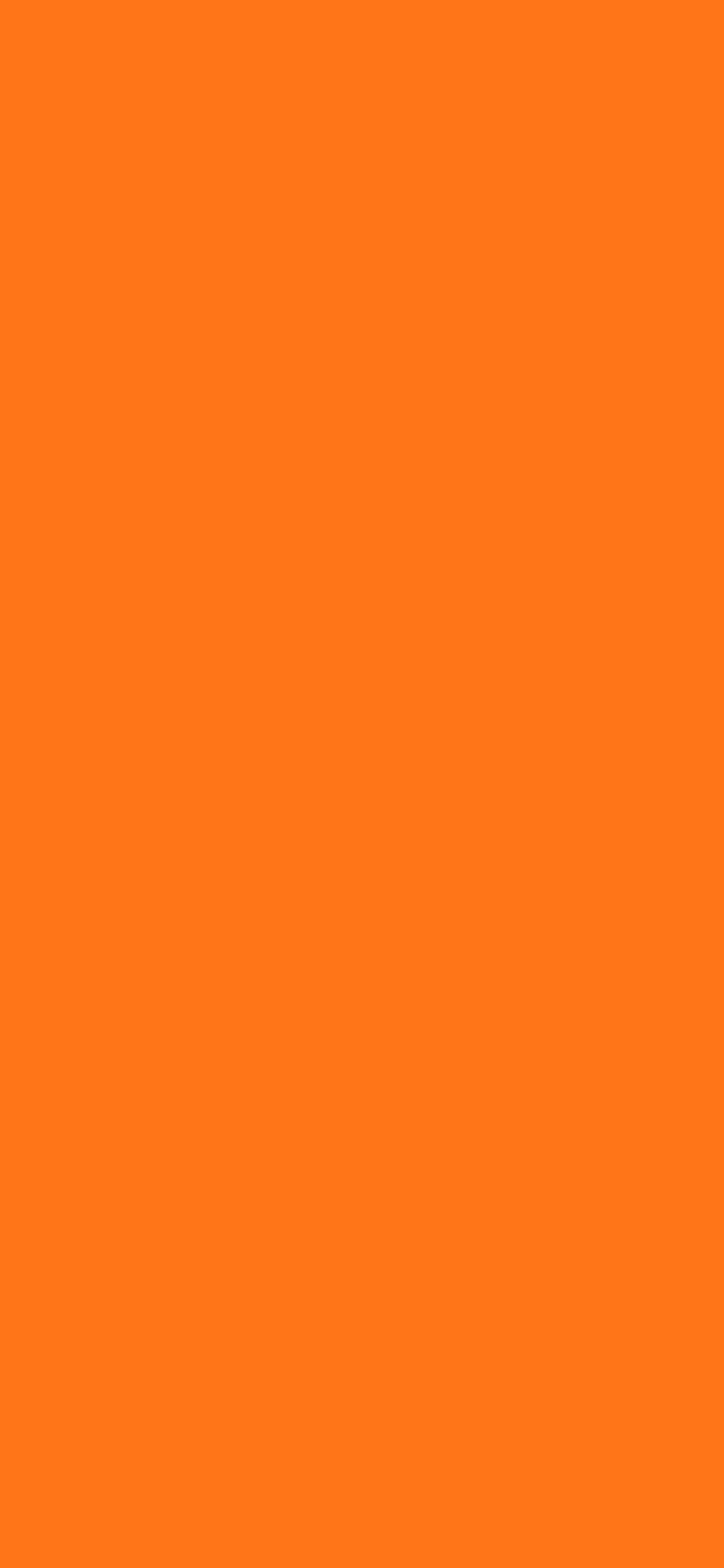 1125x2436 Pumpkin Solid Color Background