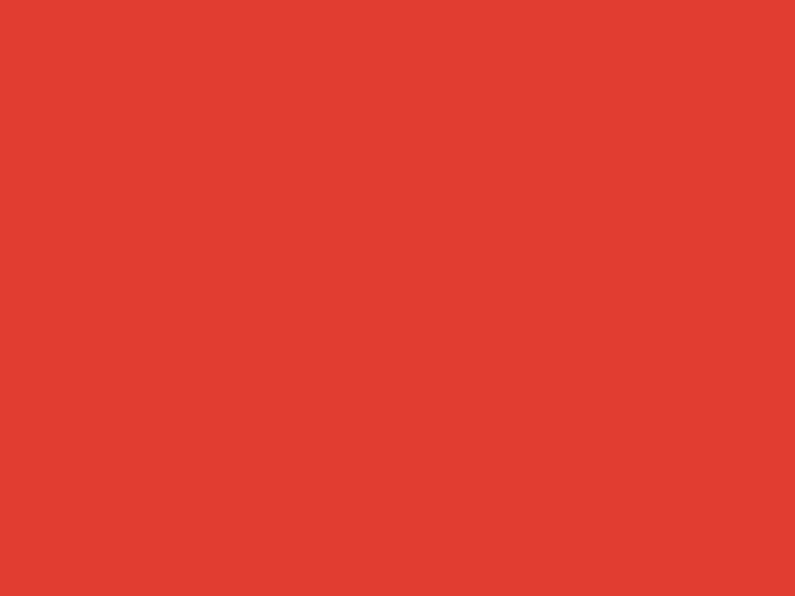 1152x864 CG Red Solid Color Background