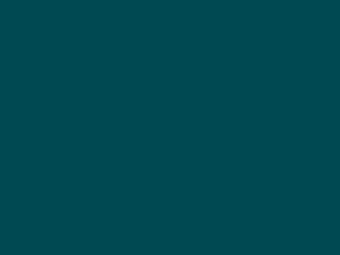 1152x864 Midnight Green Solid Color Background