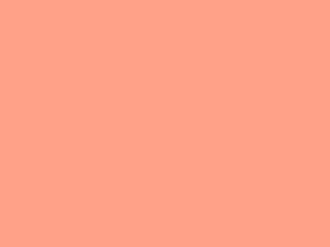 1152x864 Vivid Tangerine Solid Color Background