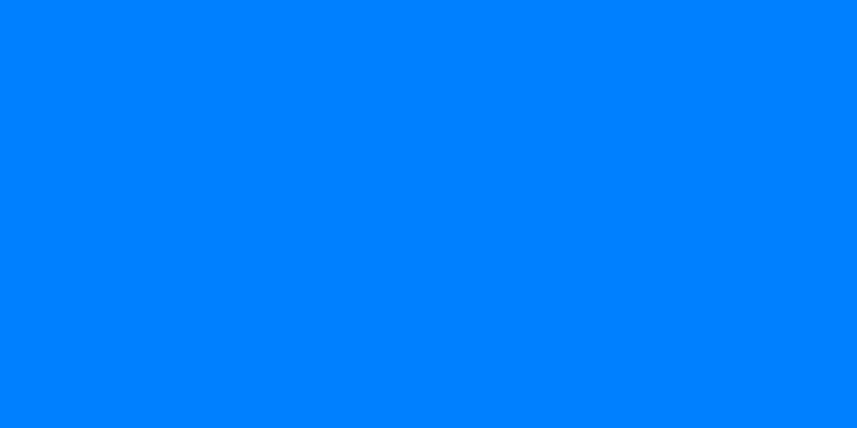 1200x600 Azure Solid Color Background