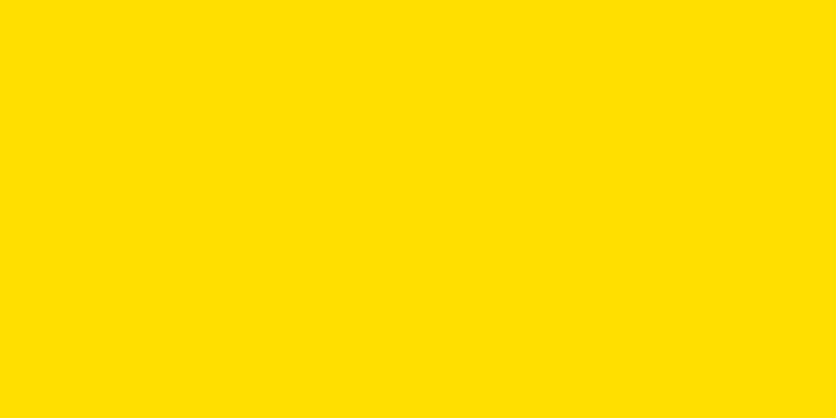 1200x600 Golden Yellow Solid Color Background