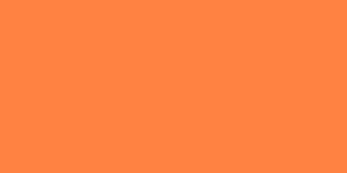 1200x600 Mango Tango Solid Color Background