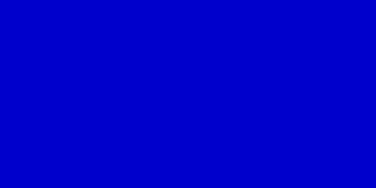 1200x600 Medium Blue Solid Color Background