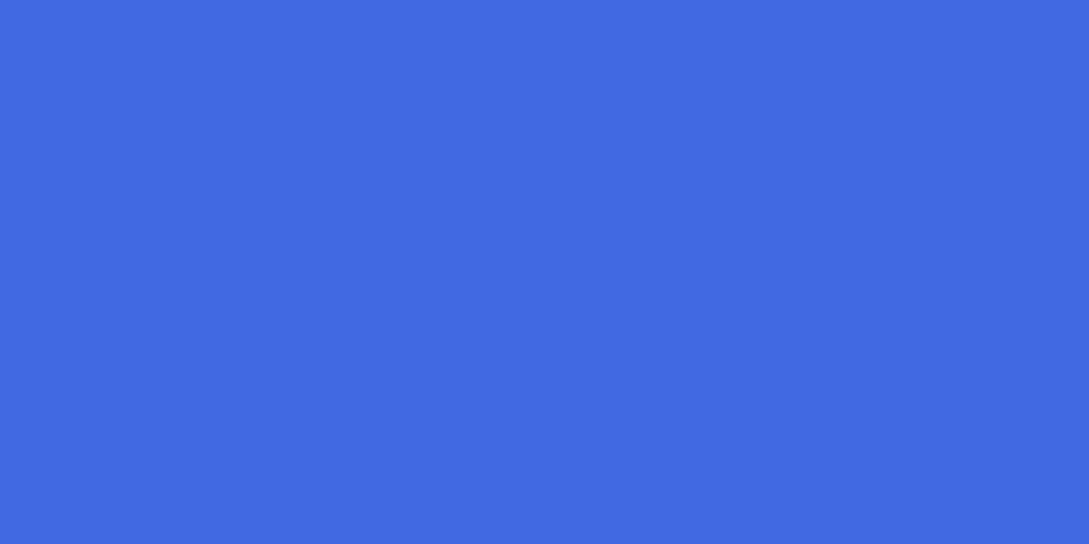 1200x600 Royal Blue Web Solid Color Background