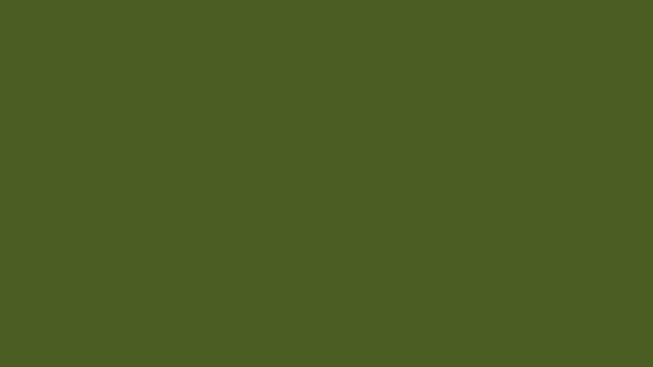 1280x720 Dark Moss Green Solid Color Background