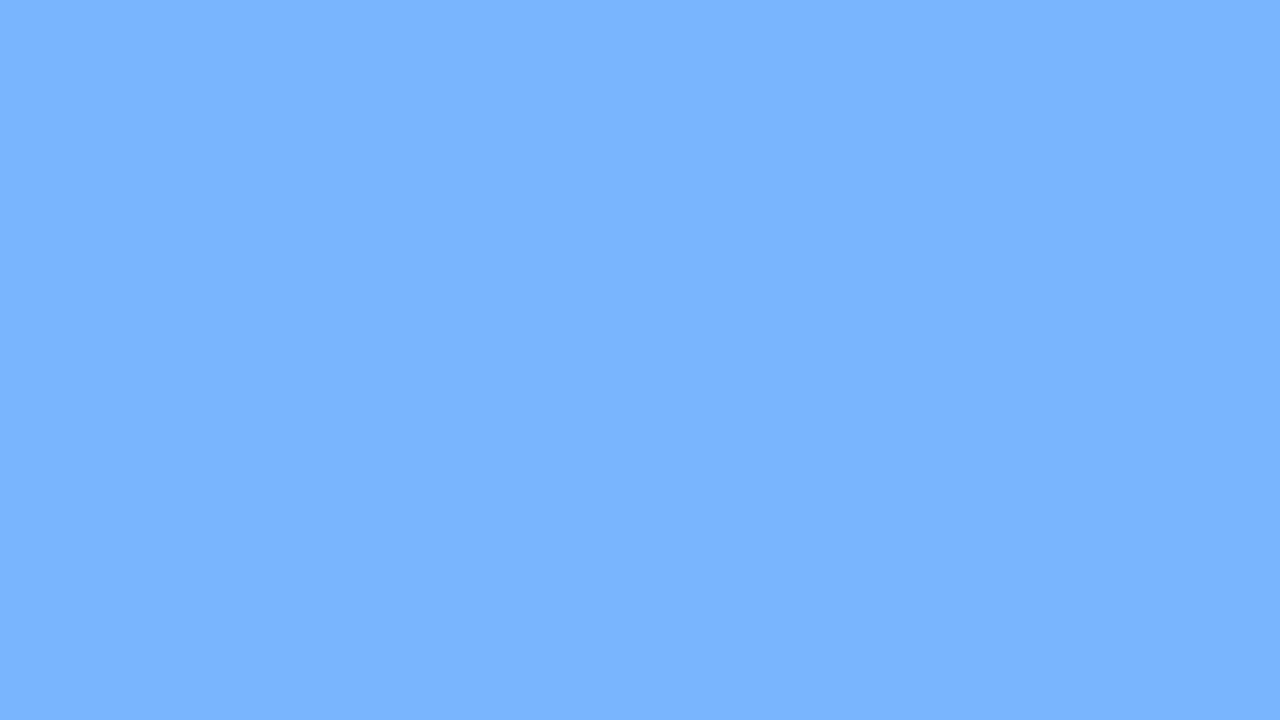 1280x720 French Sky Blue Solid Color Background