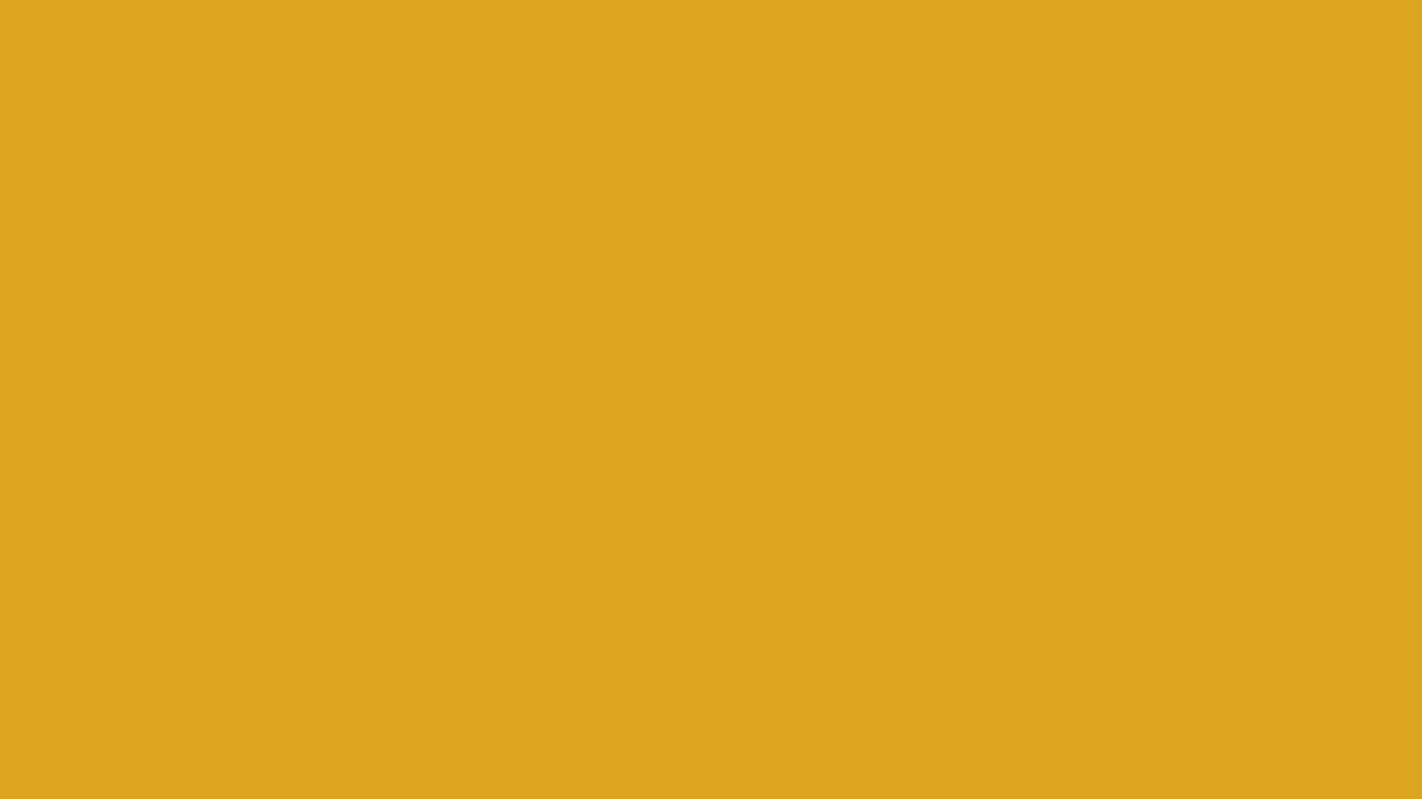 1280x720 Goldenrod Solid Color Background