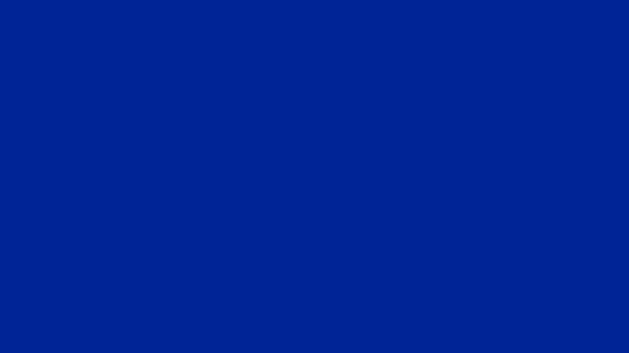 1280x720 Imperial Blue Solid Color Background