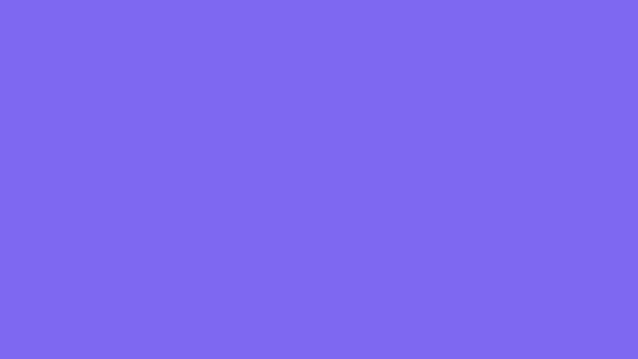 1280x720 Medium Slate Blue Solid Color Background