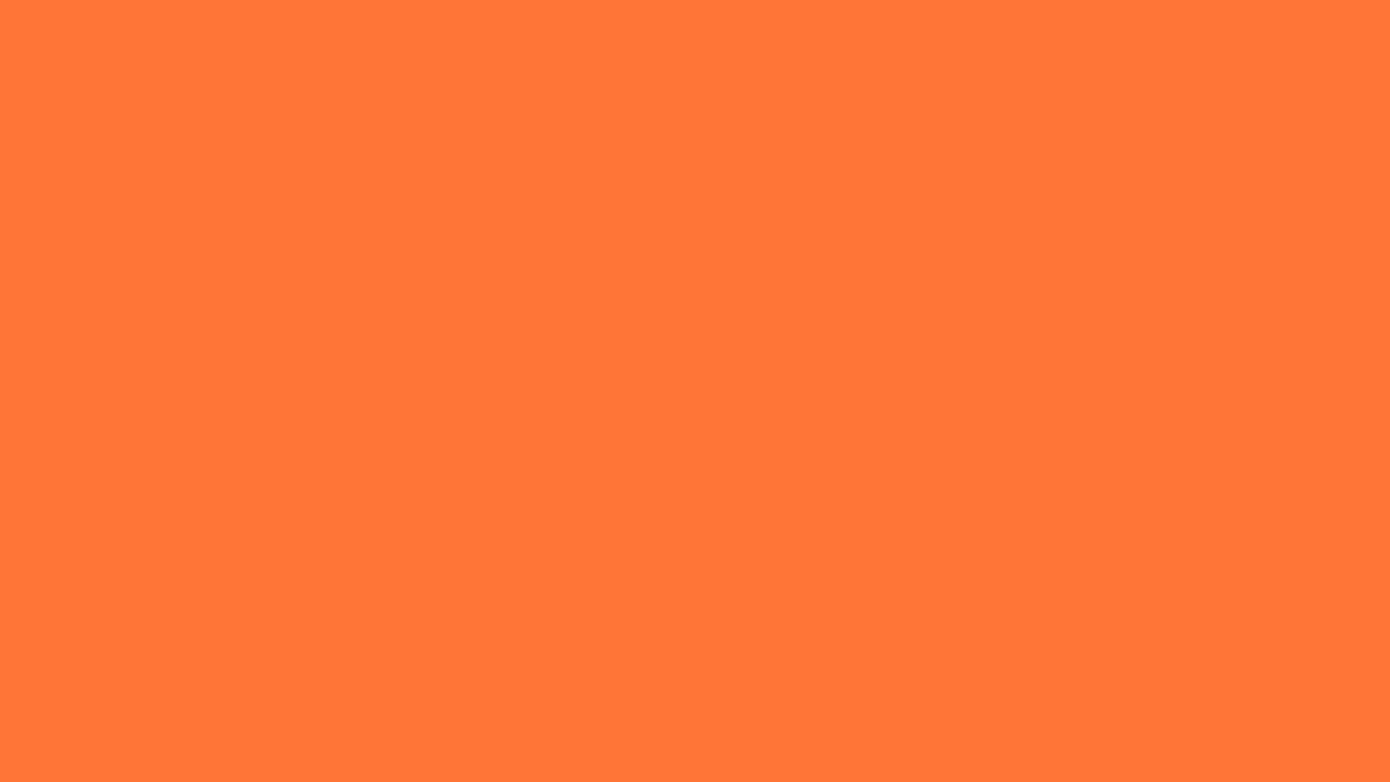 1280x720 Orange Crayola Solid Color Background