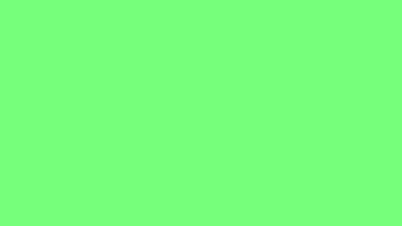1280x720 Screamin Green Solid Color Background