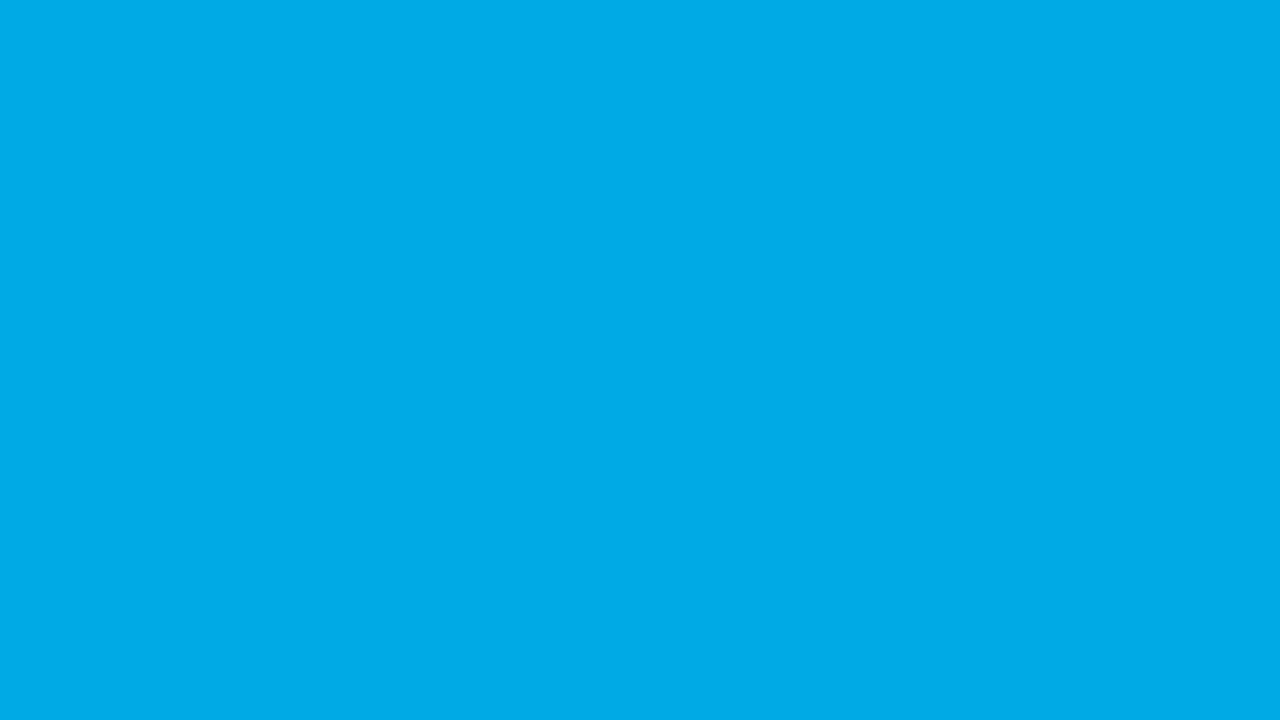 1280x720 Spanish Sky Blue Solid Color Background