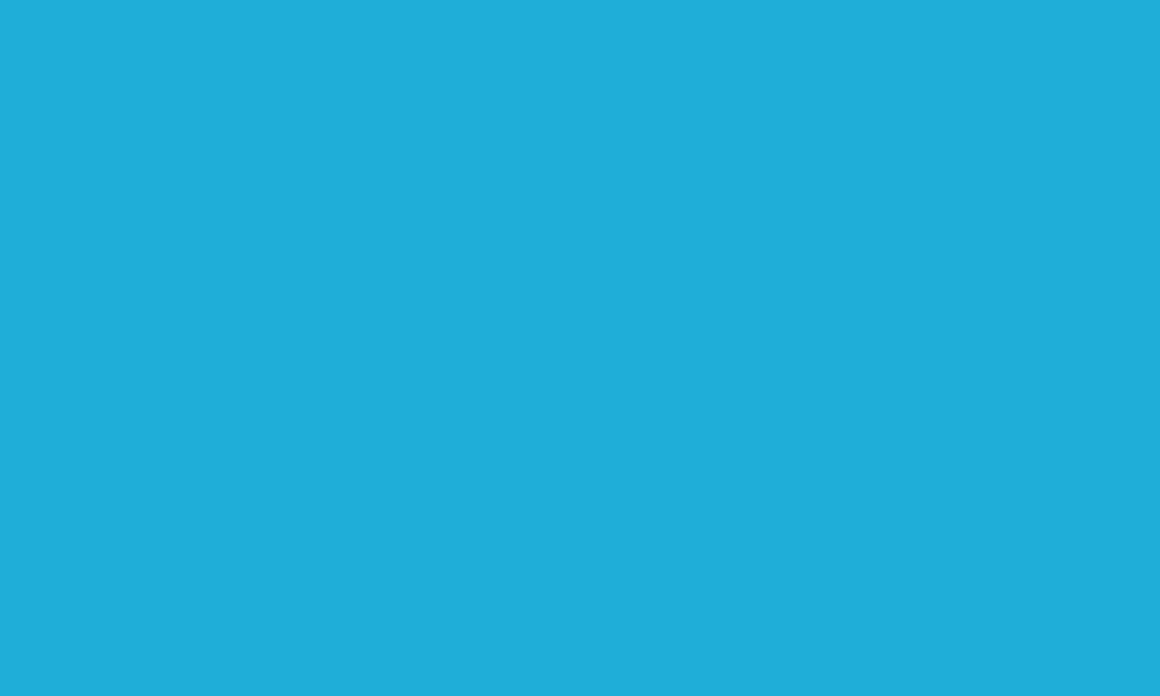 1280x768 Bright Cerulean Solid Color Background