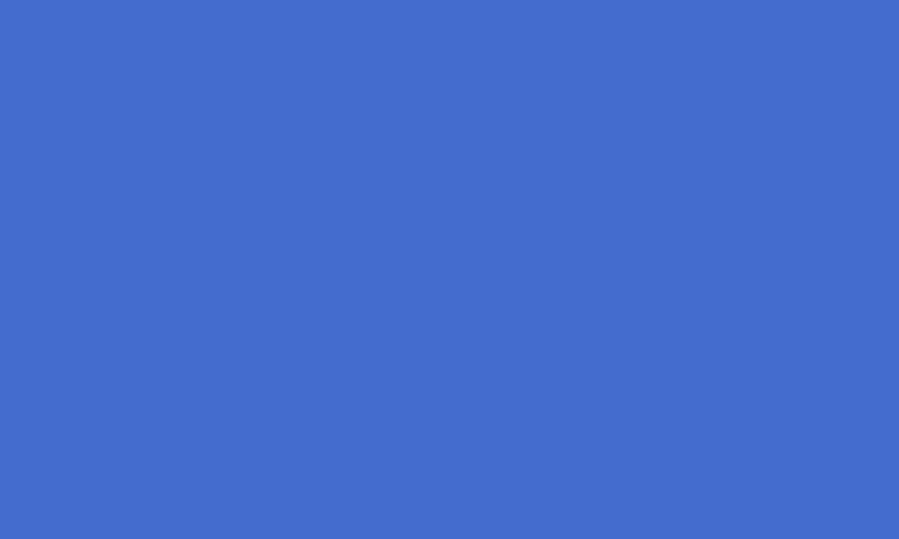 1280x768 Han Blue Solid Color Background