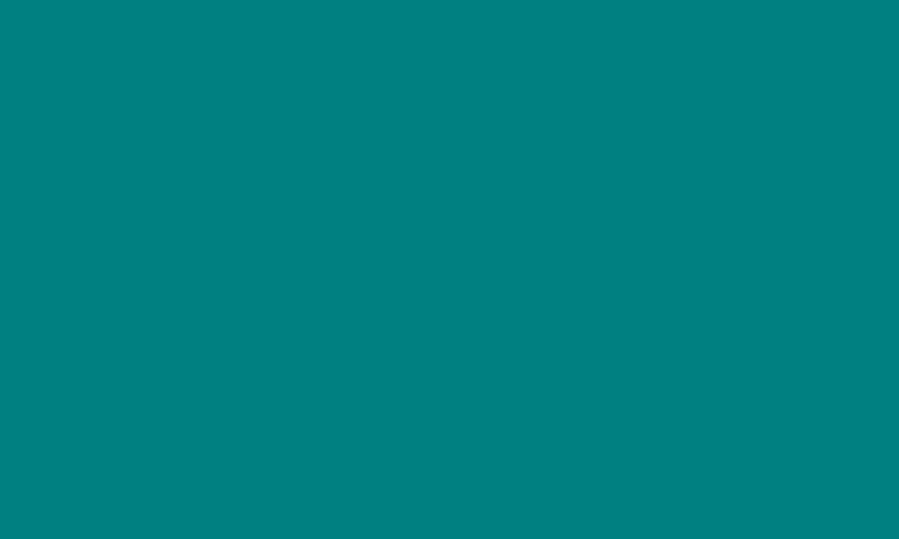 1280x768 Teal Solid Color Background