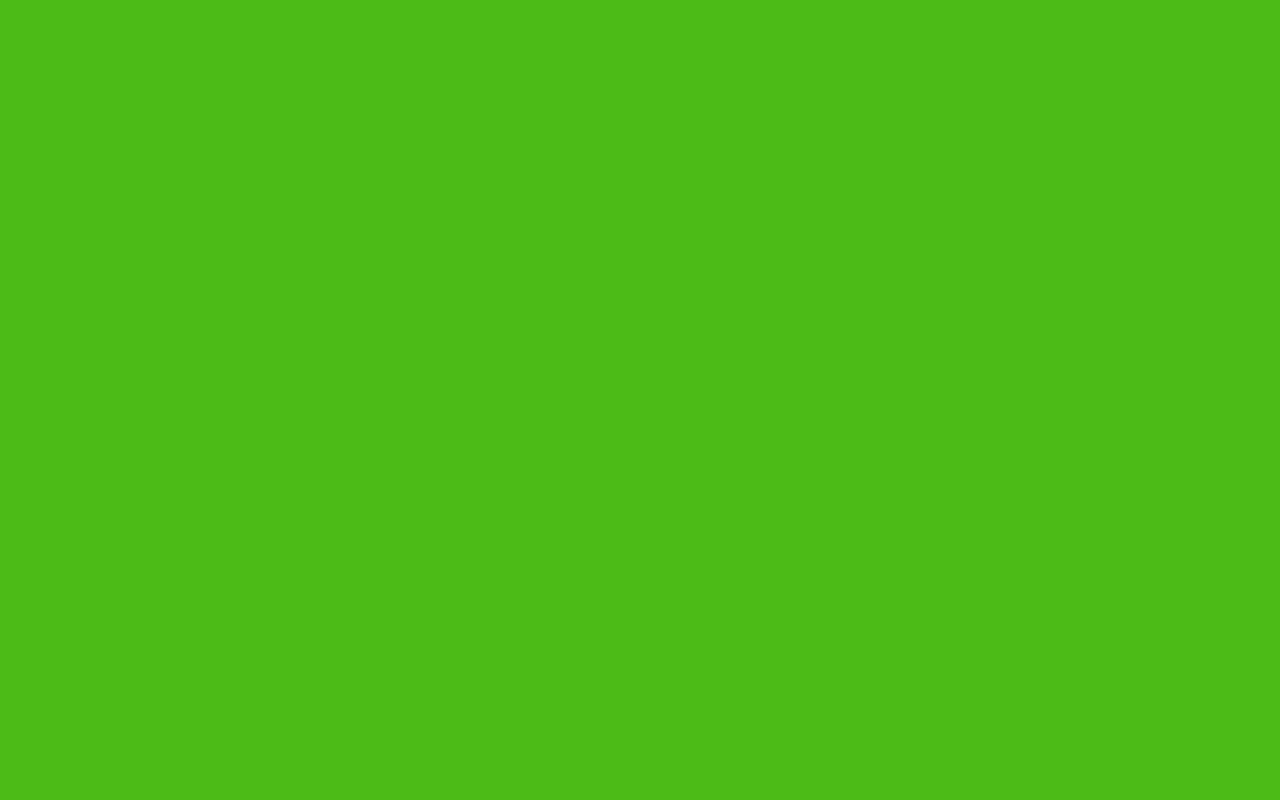 1280x800 Kelly Green Solid Color Background