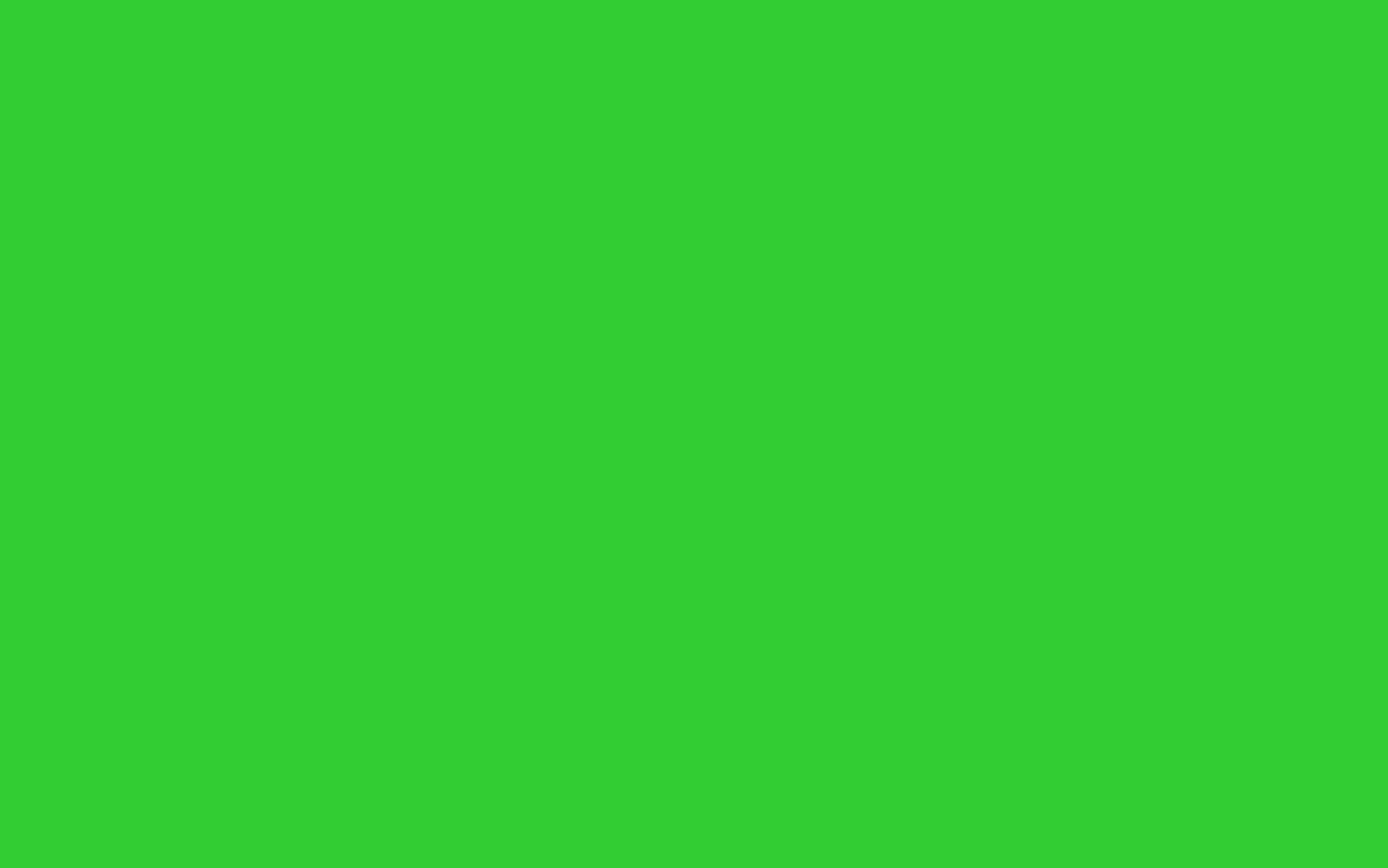 1280x800 Lime Green Solid Color Background