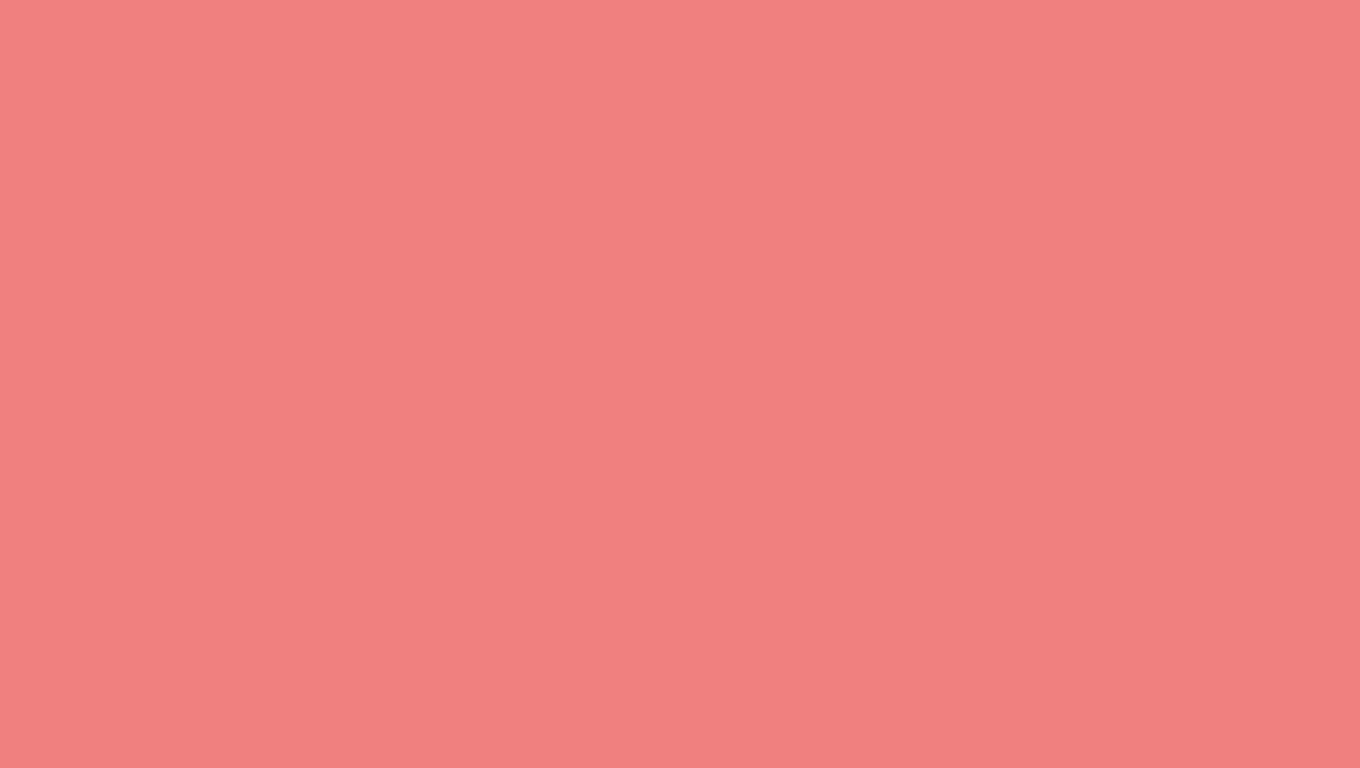 1360x768 Light Coral Solid Color Background