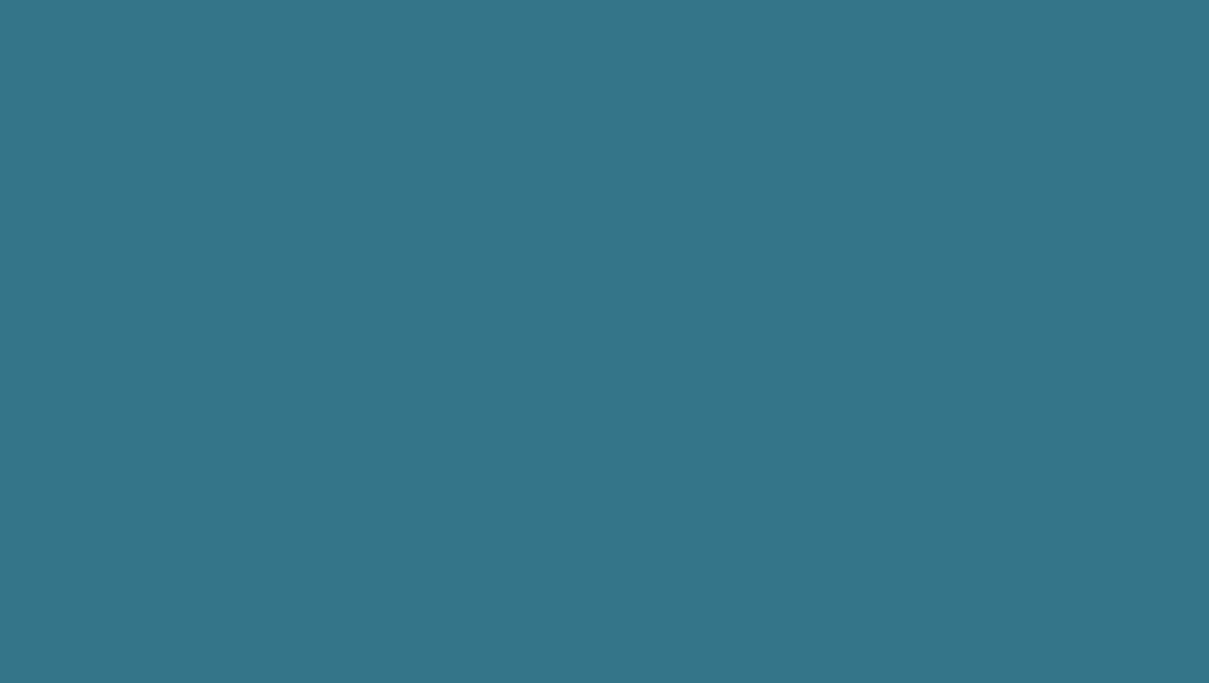 1360x768 Teal Blue Solid Color Background