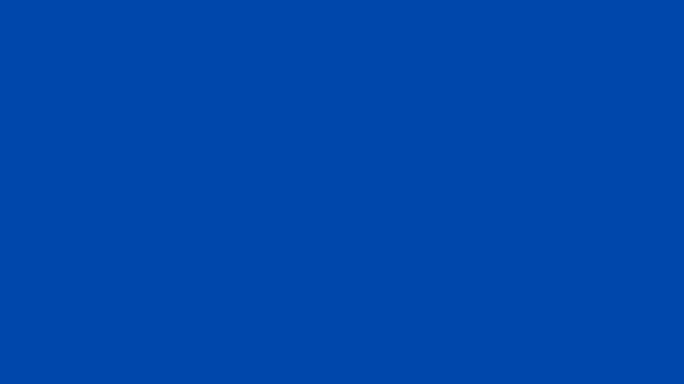 1366x768 Cobalt Solid Color Background