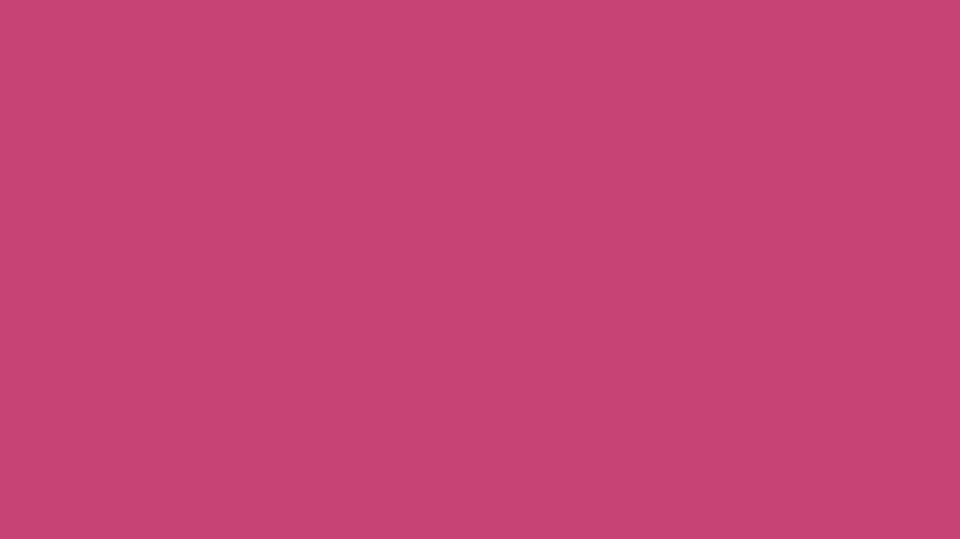 1366x768 Fuchsia Rose Solid Color Background