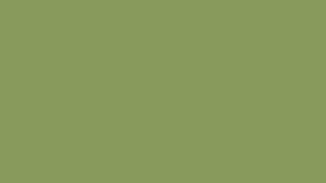 1366x768 Moss Green Solid Color Background