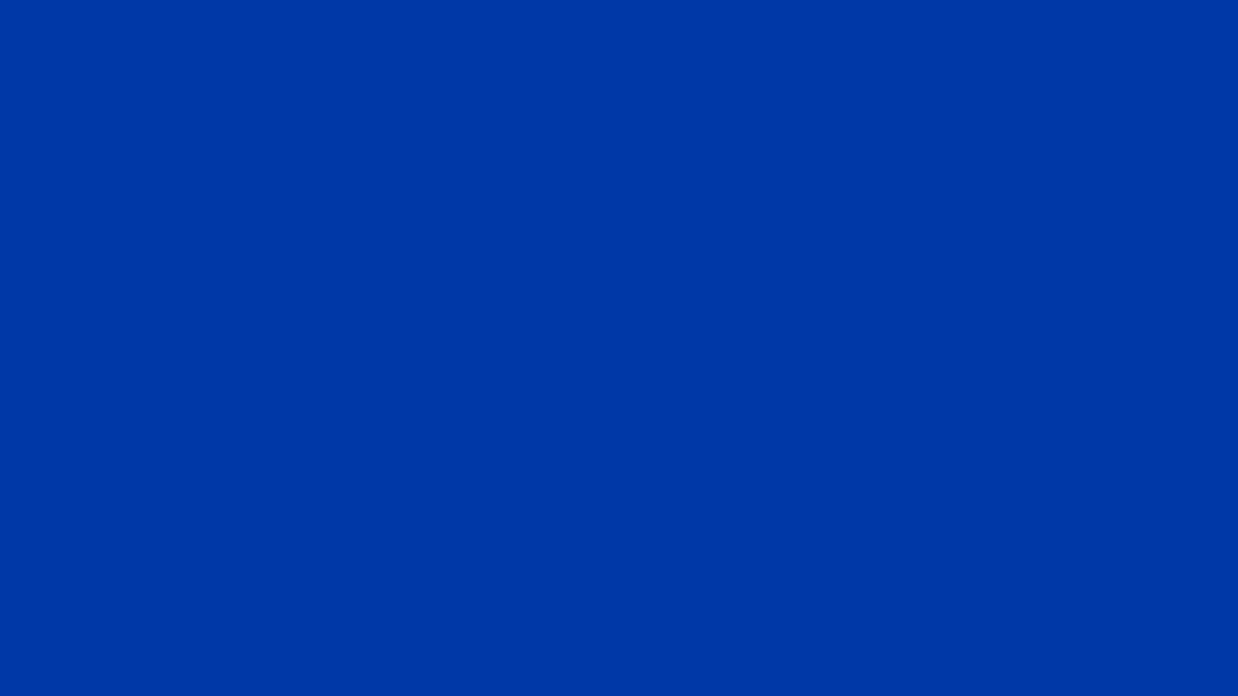1366x768 Royal Azure Solid Color Background