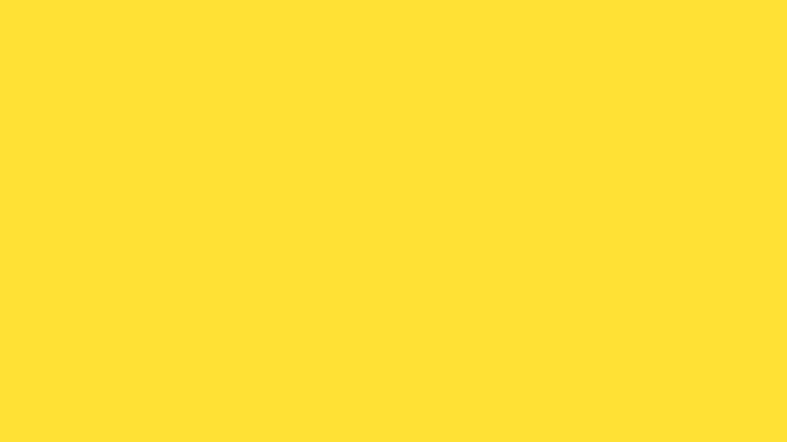 1600x900 Banana Yellow Solid Color Background