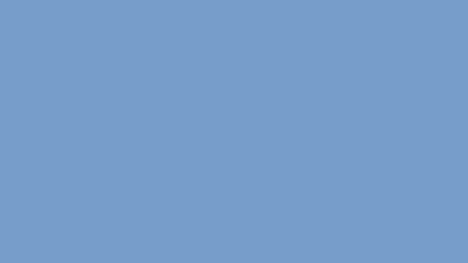 1600x900 Dark Pastel Blue Solid Color Background