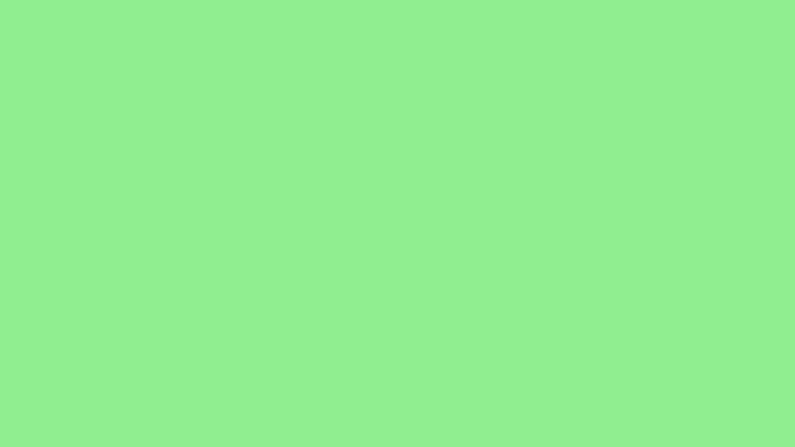 1600x900 Light Green Solid Color Background