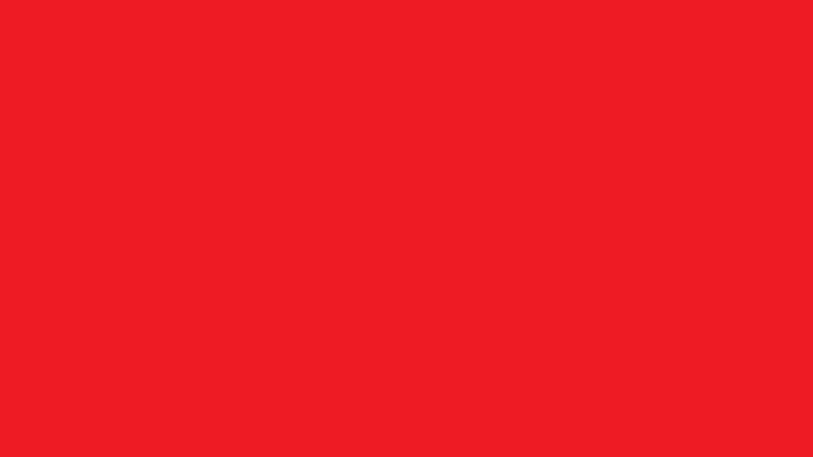 1600x900 Red Pigment Solid Color Background