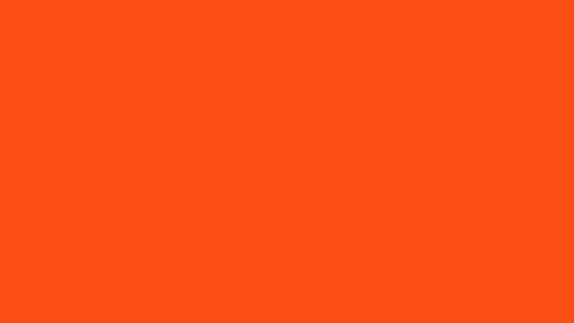 1920x1080 Orioles Orange Solid Color Background