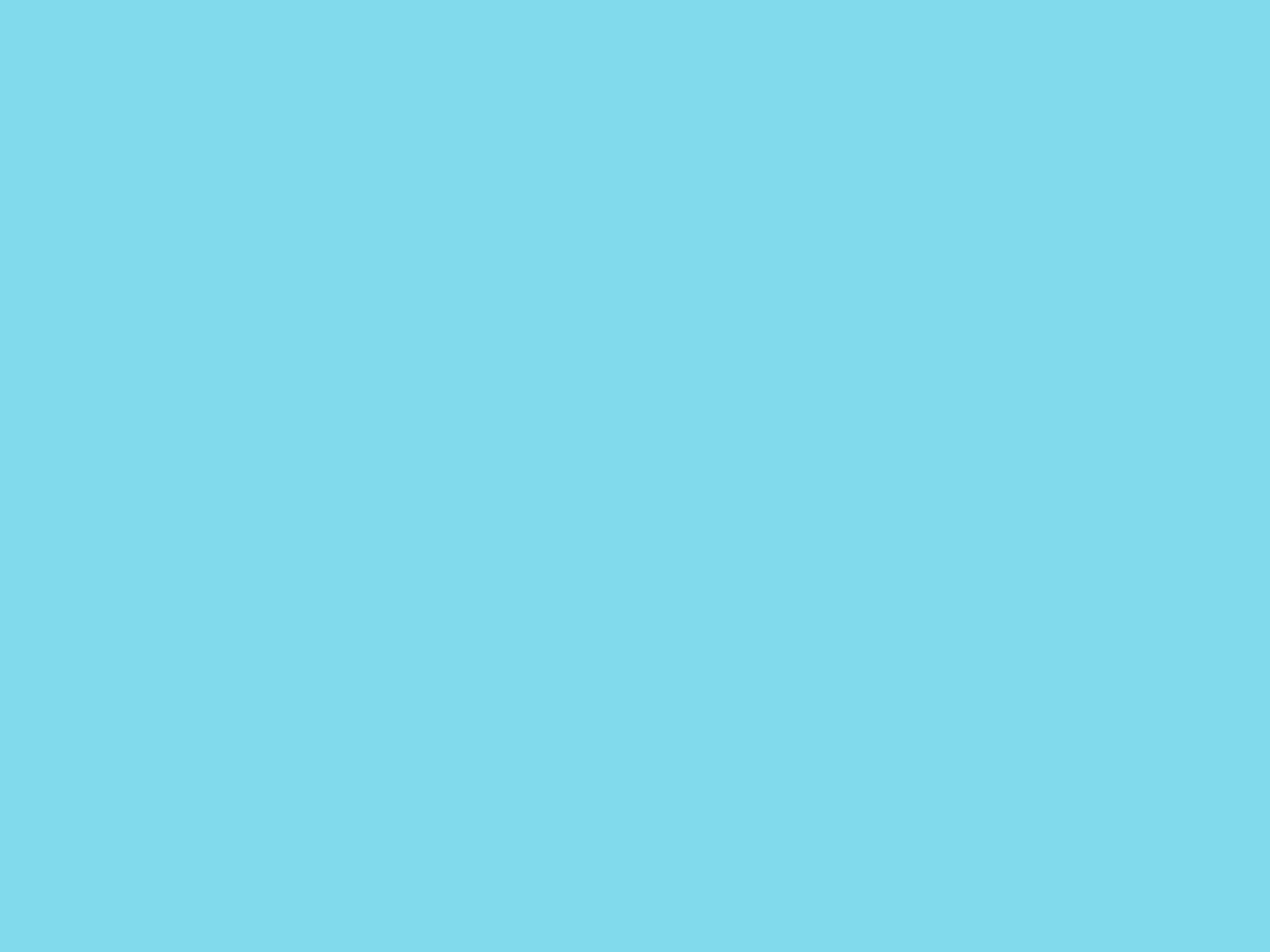 2048x1536 Medium Sky Blue Solid Color Background