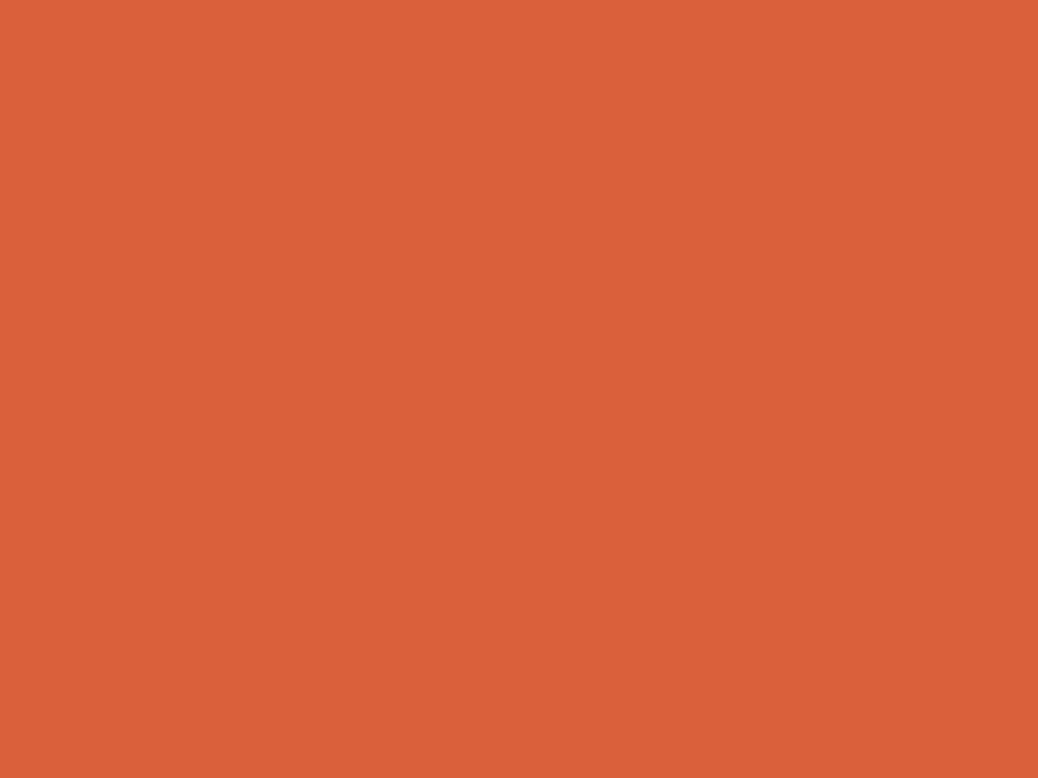 2048x1536 Medium Vermilion Solid Color Background