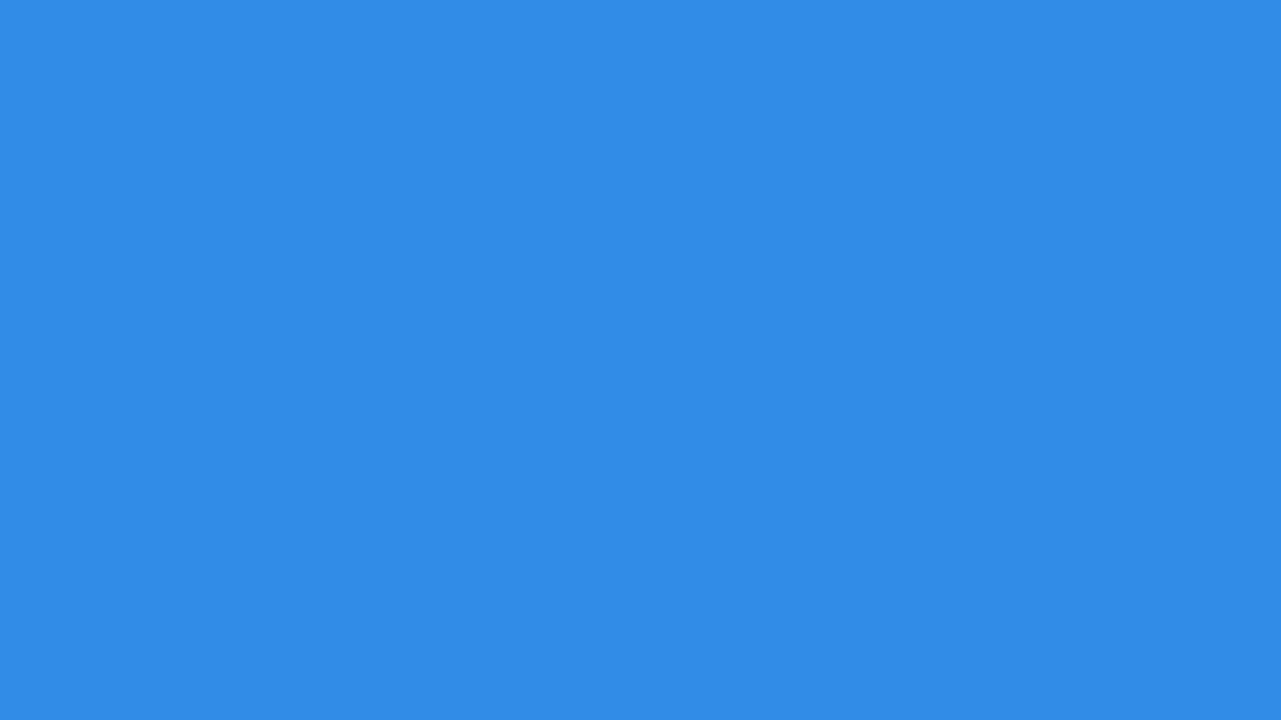 2560x1440 Bleu De France Solid Color Background