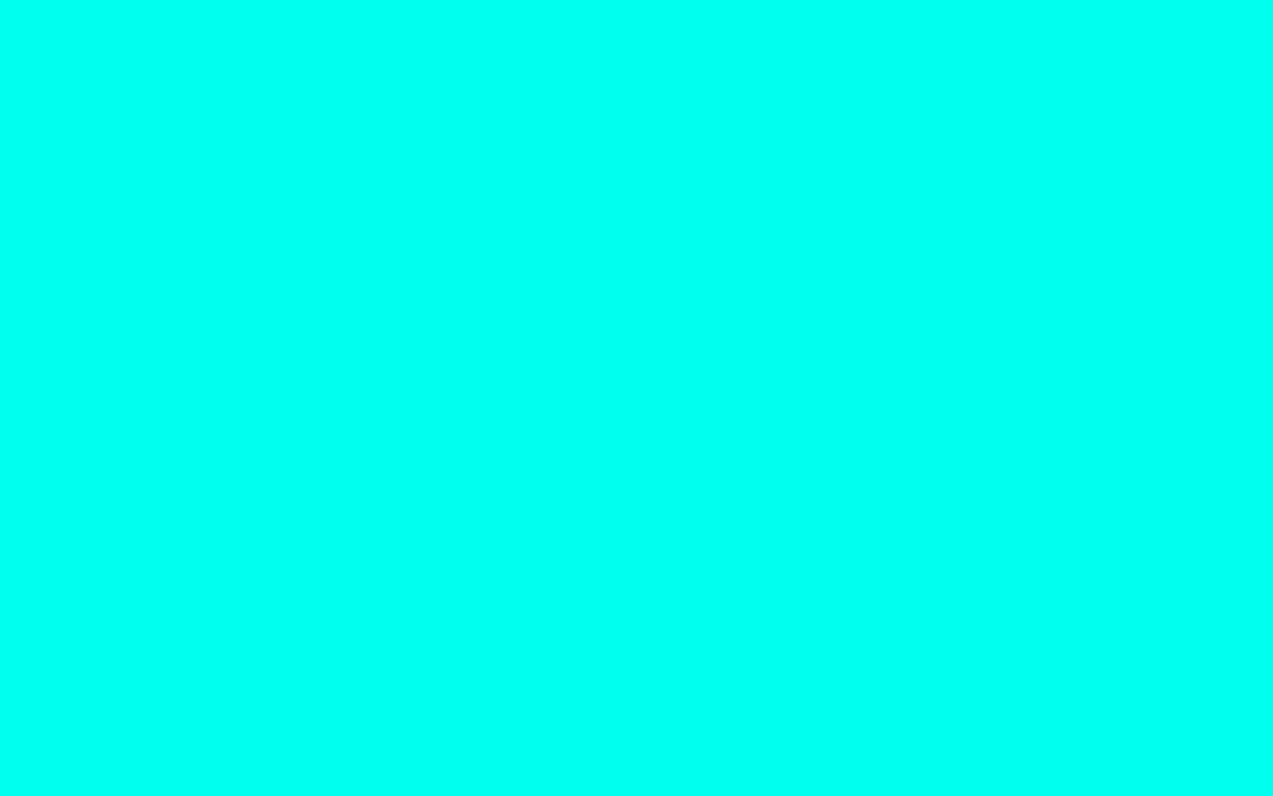 2560x1600 Turquoise Blue Solid Color Background