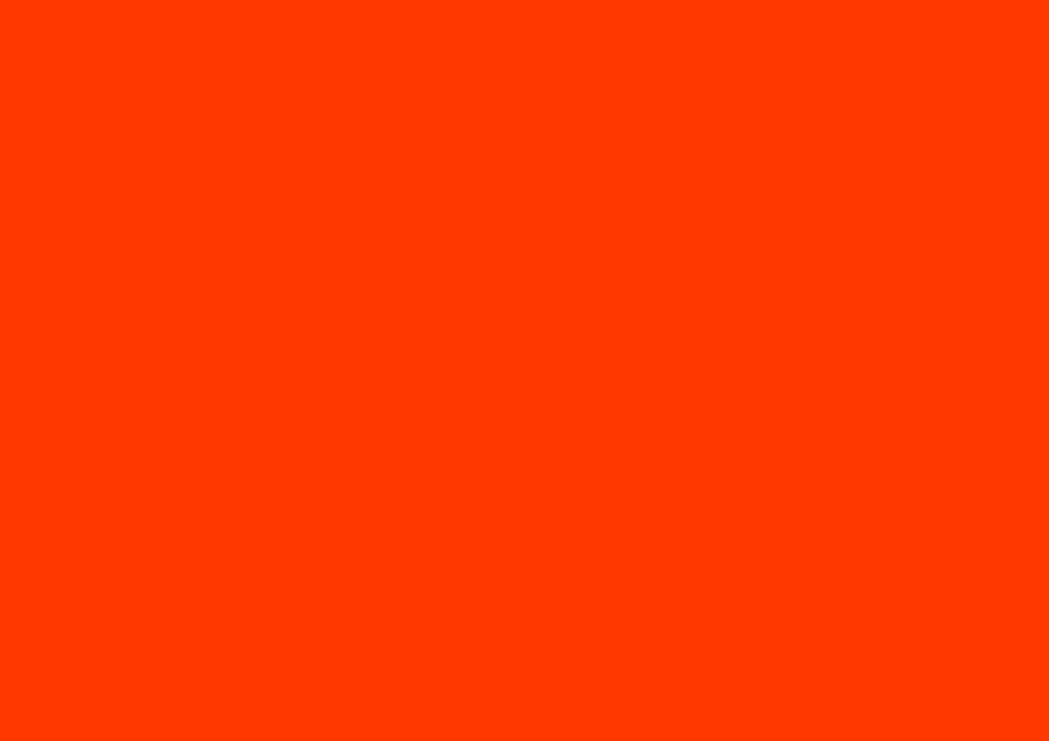 3508x2480 Coquelicot Solid Color Background