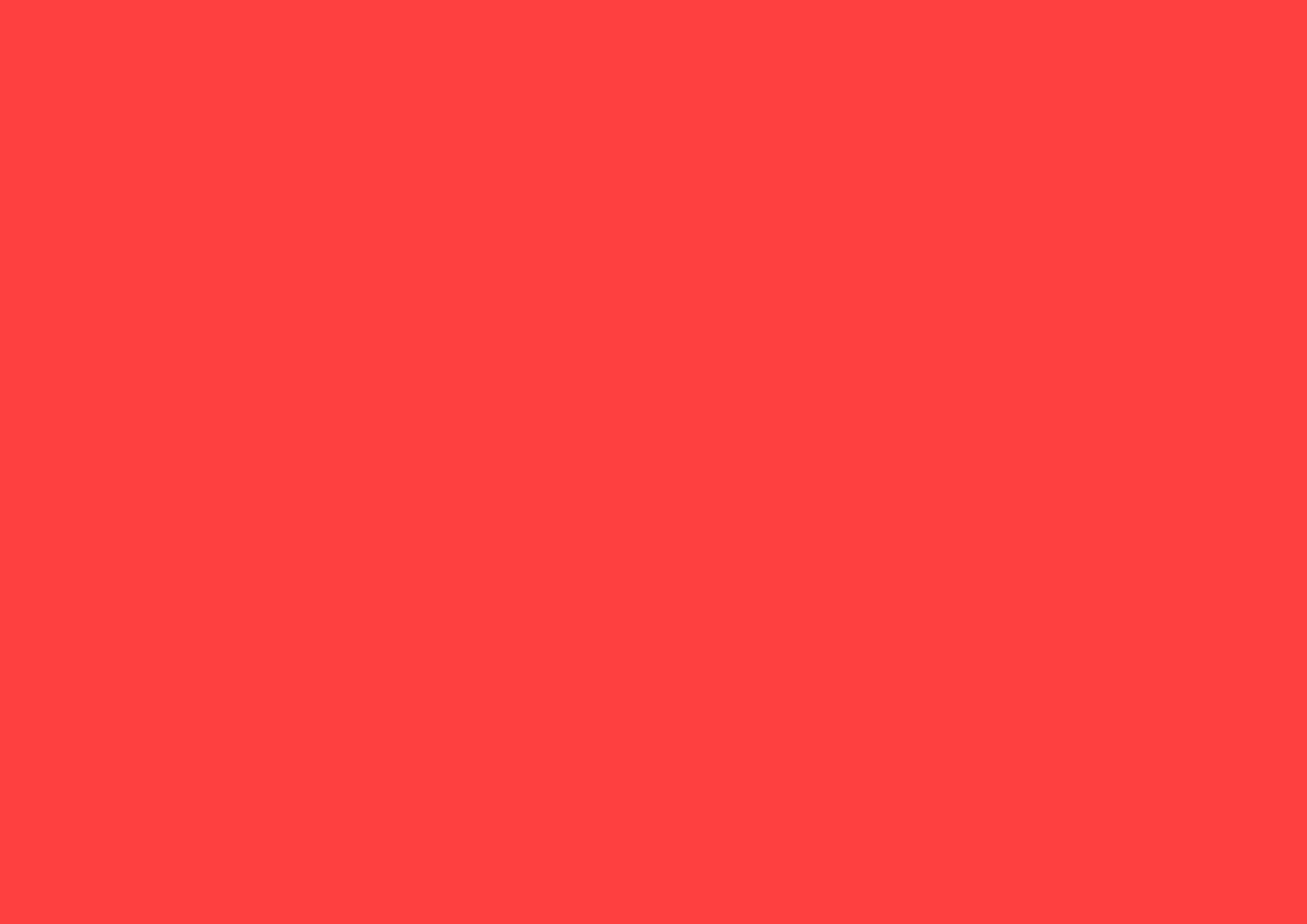 3508x2480 Coral Red Solid Color Background