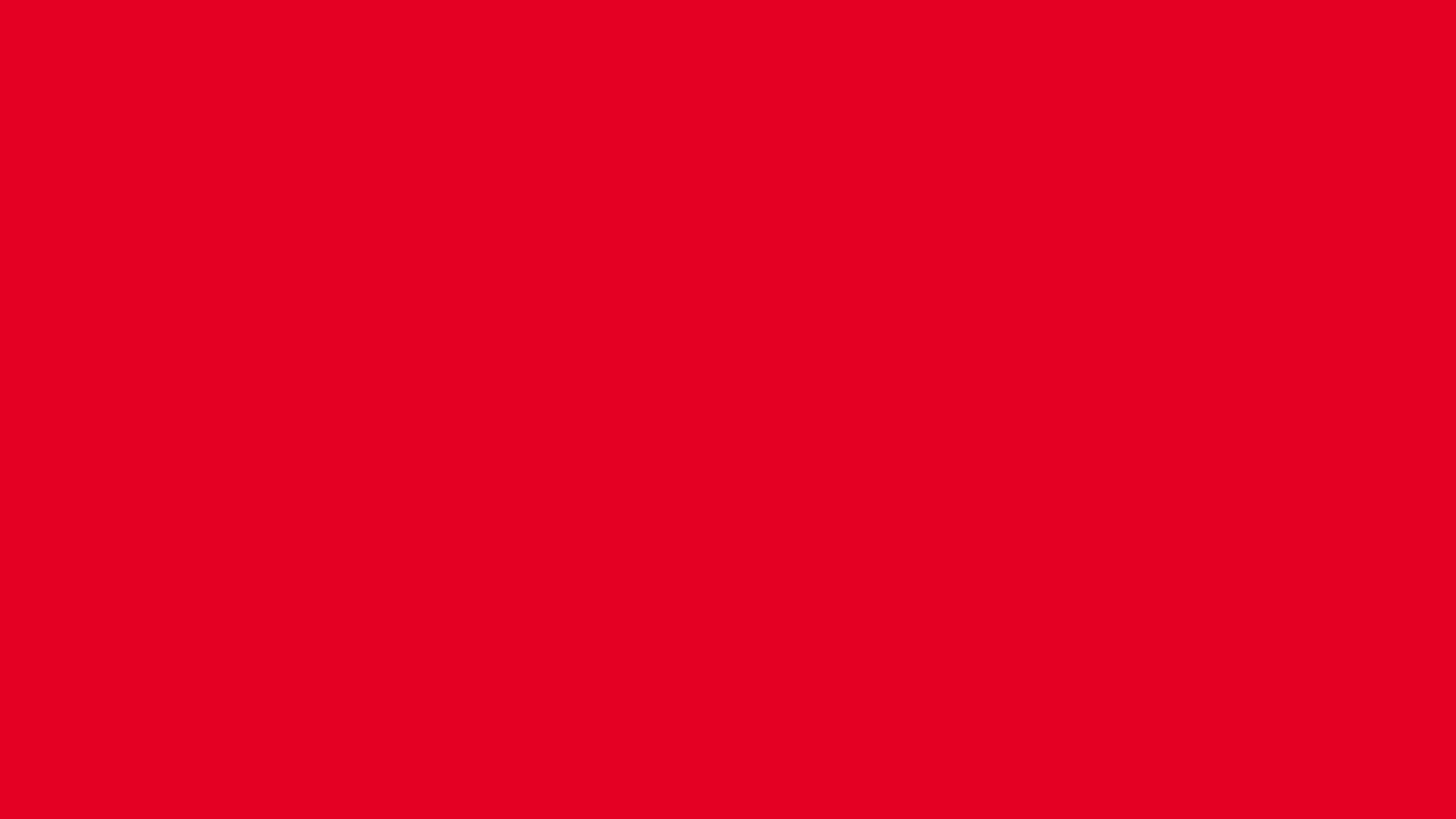 3840x2160 Cadmium Red Solid Color Background