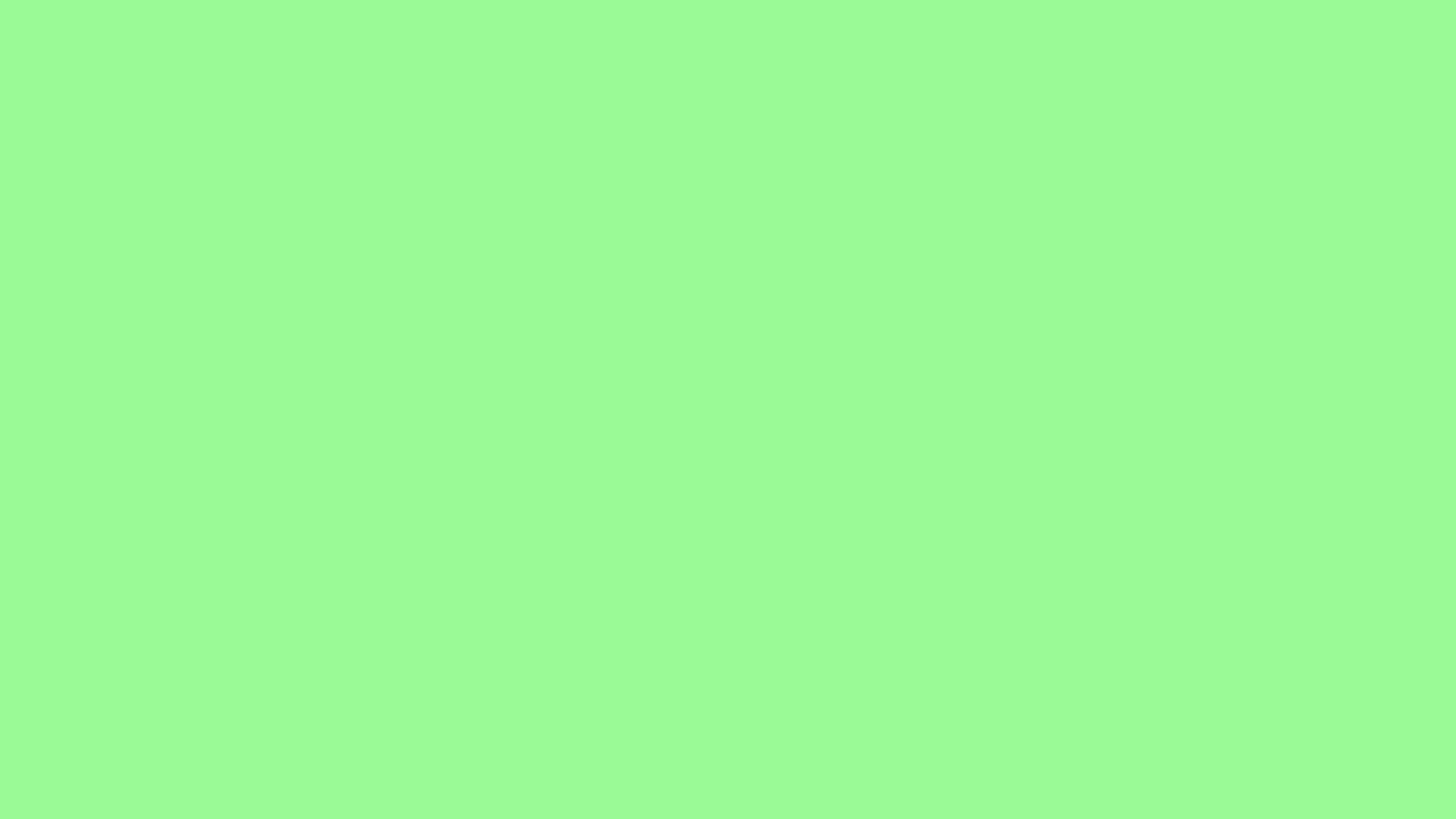 4096x2304 Pale Green Solid Color Background