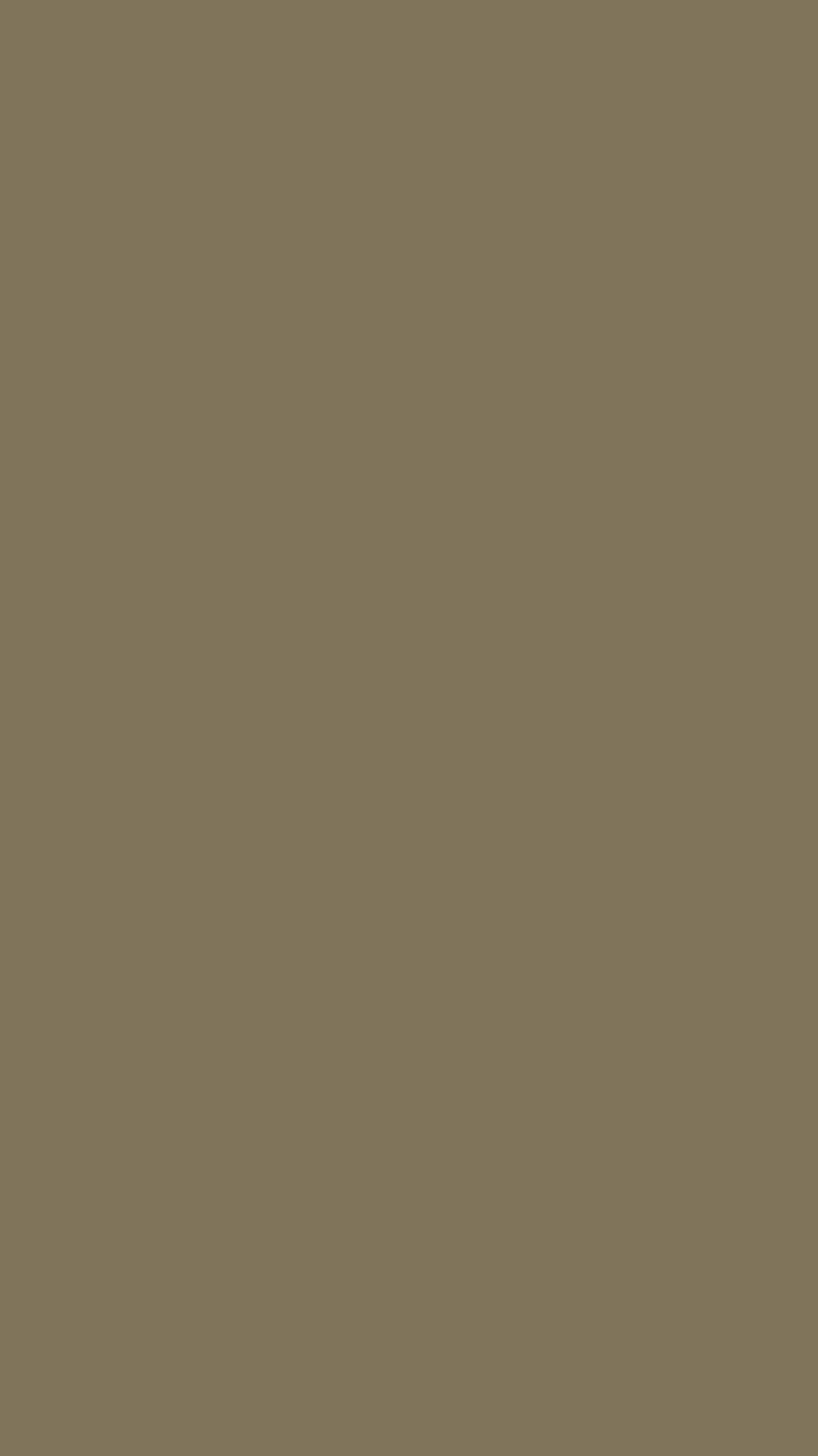 750x1334 Spanish Bistre Solid Color Background