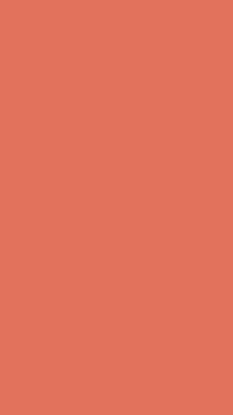 750x1334 Terra Cotta Solid Color Background